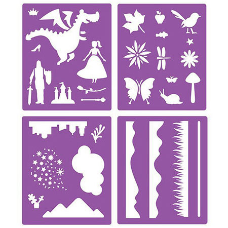 14 Pc Stencil Set