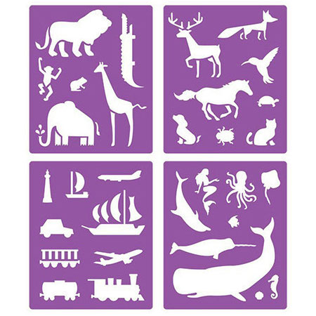 14 Pc Stencil Set